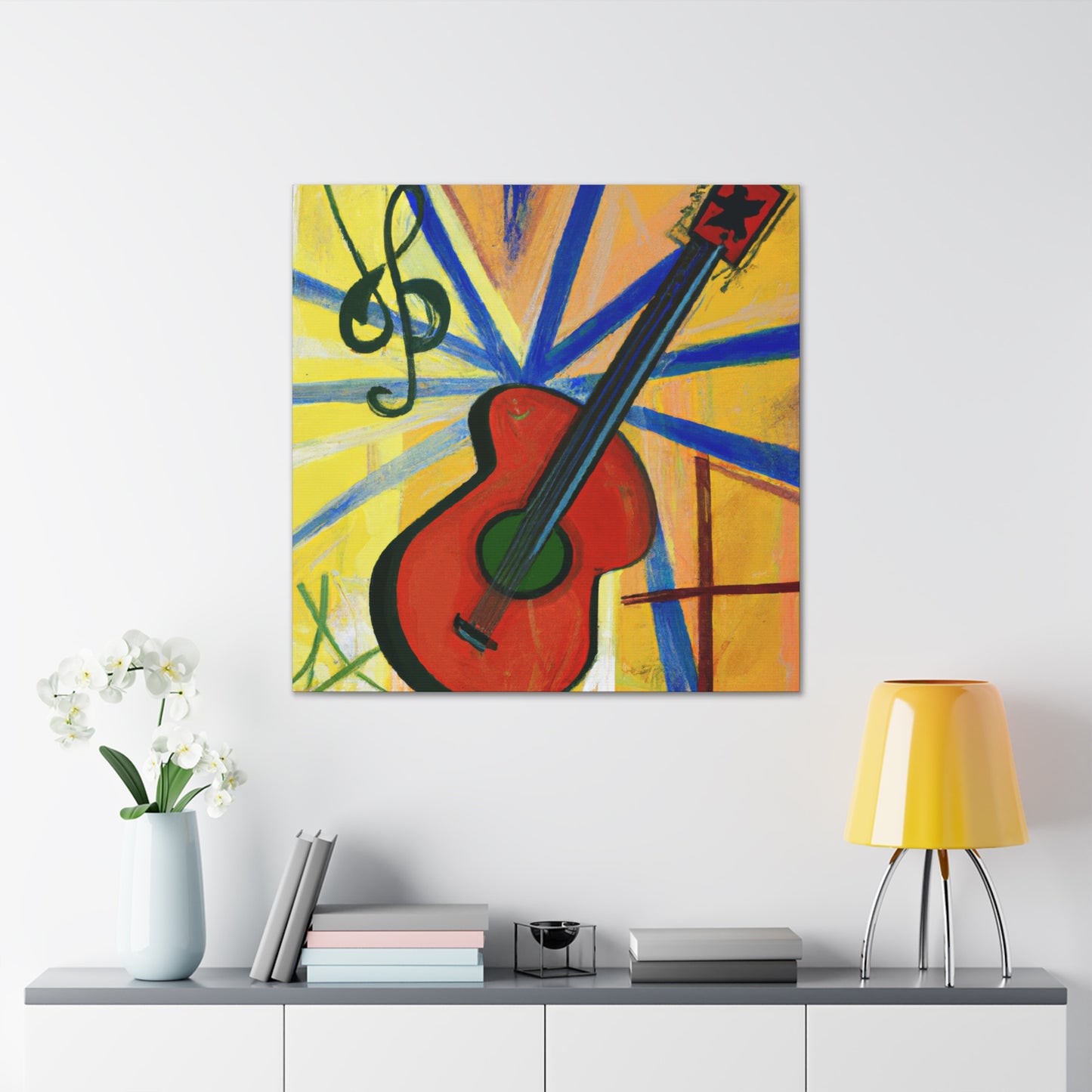 Pickin' with a Mandolin - Canvas