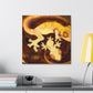 "Crested Gecko Dreamscape" - Canvas