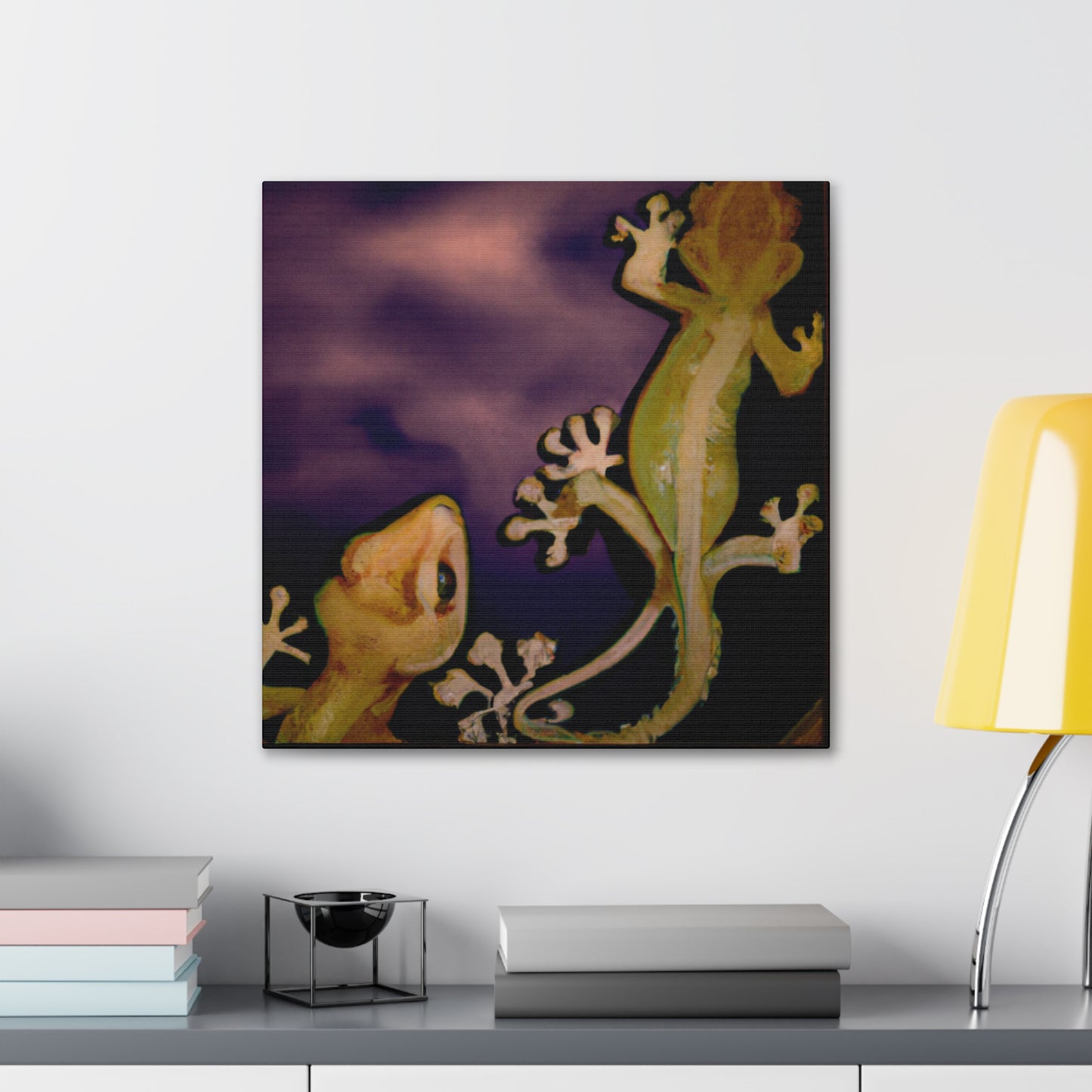 "Crested Gecko Celestial Beauty" - Canvas