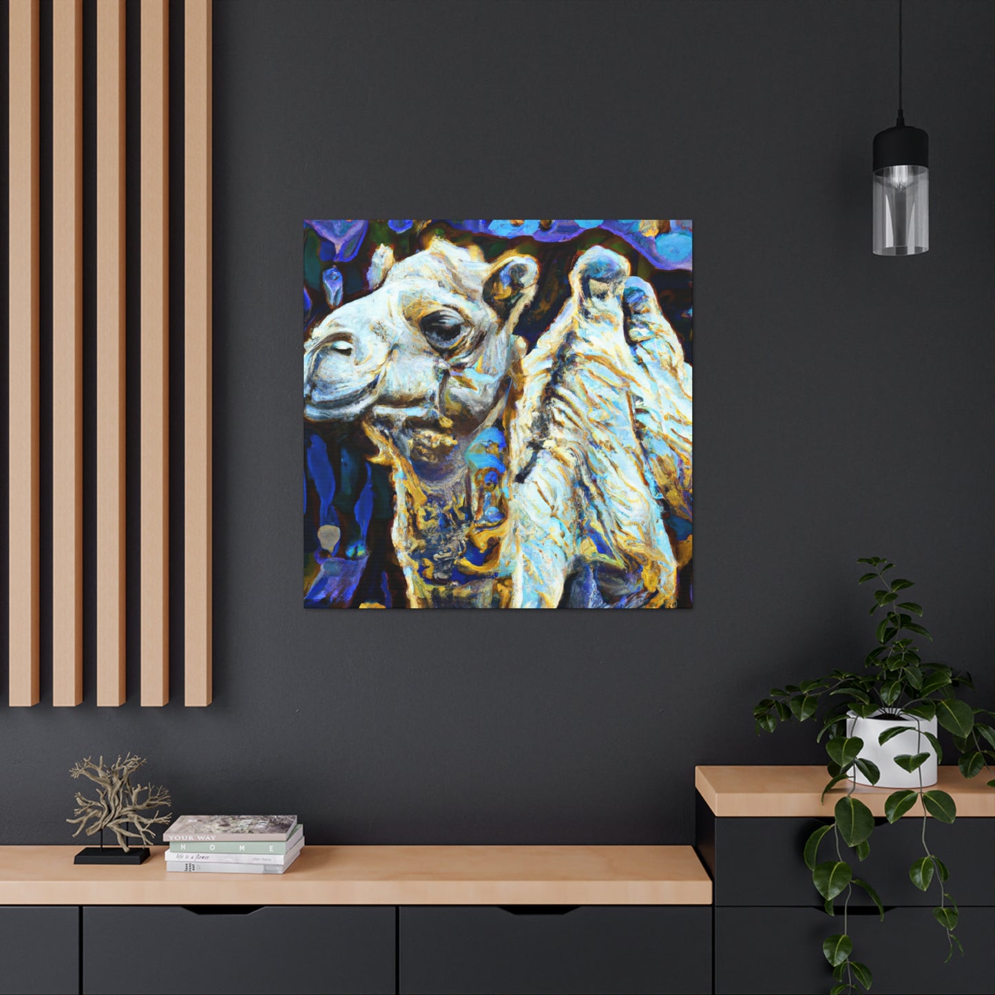 "Camel in Expressionism" - Canvas