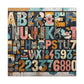 "Whimsical Typography Delight" - Canvas