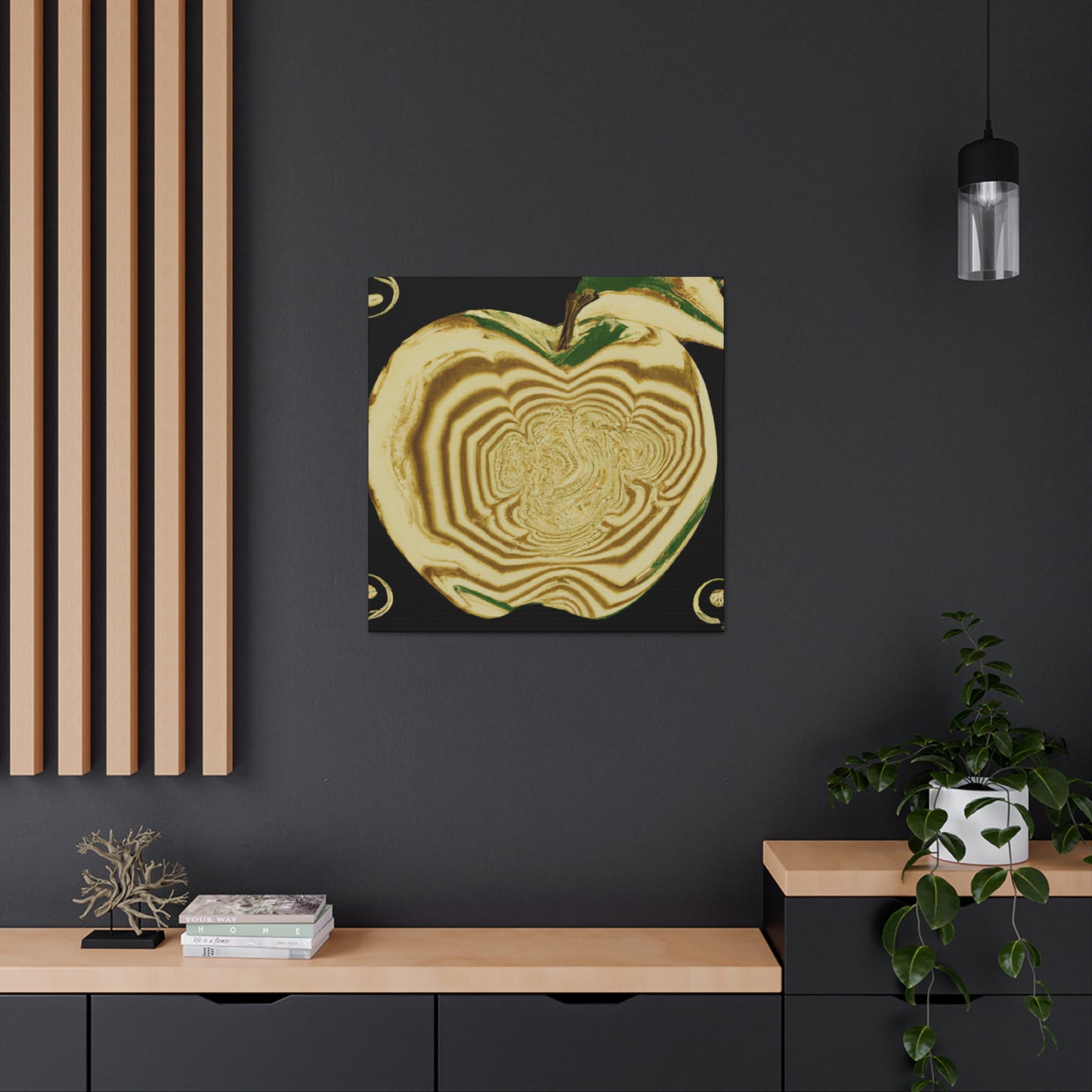 "Apple of Art Nouveau" - Canvas