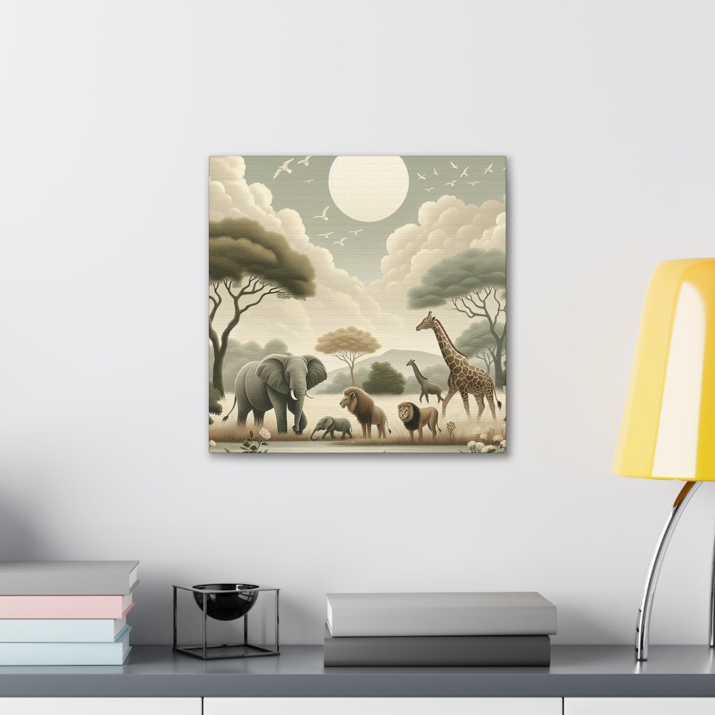 "Wild Safari Symphony" - Canvas