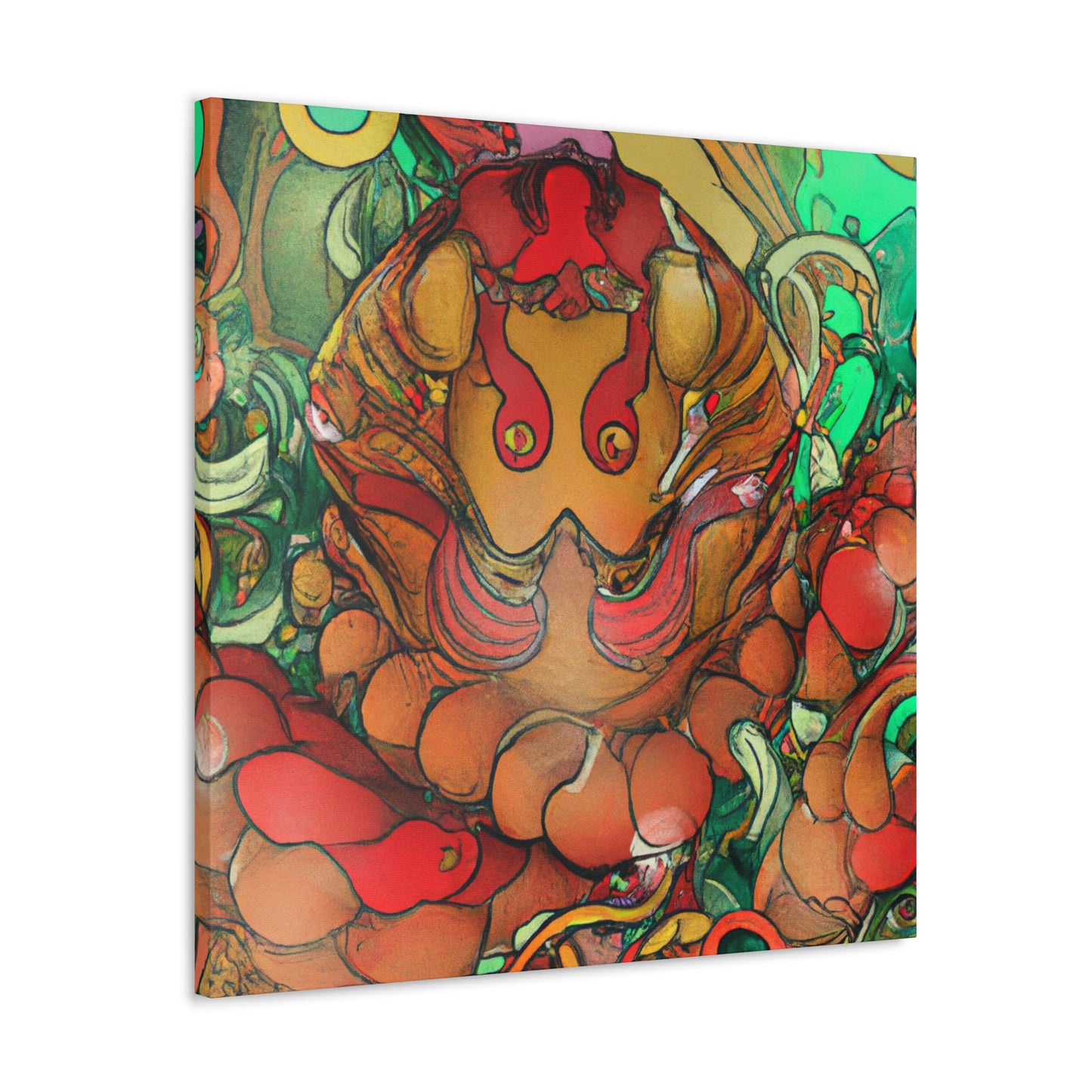 "Dragon In Expressionism" - Canvas