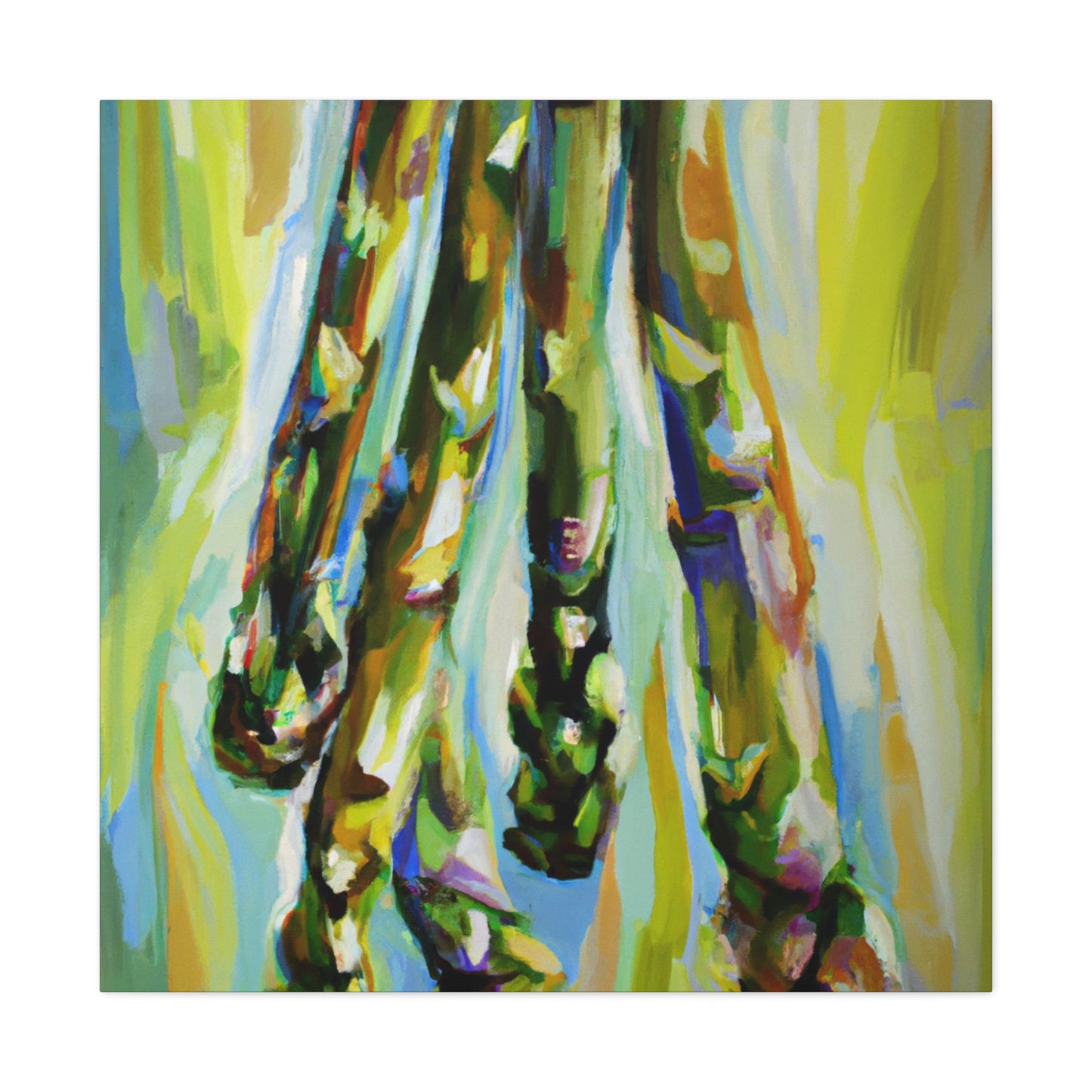 "Glorious Asparagus Meadow" - Canvas