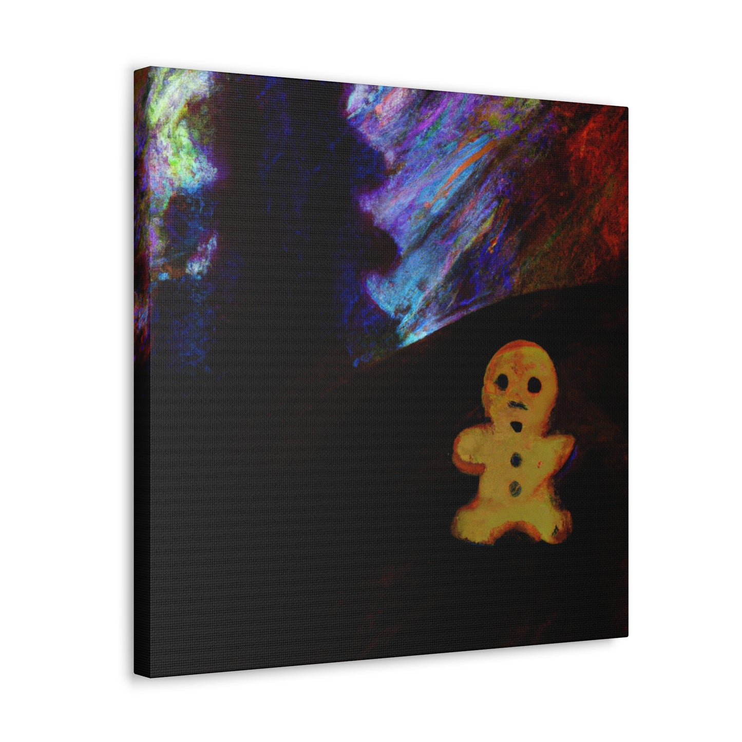 Gingerbread Man Idyll - Canvas