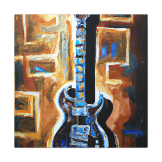 Electric Guitar Strumming - Canvas