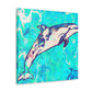 Dolphin Playful Splendor - Canvas