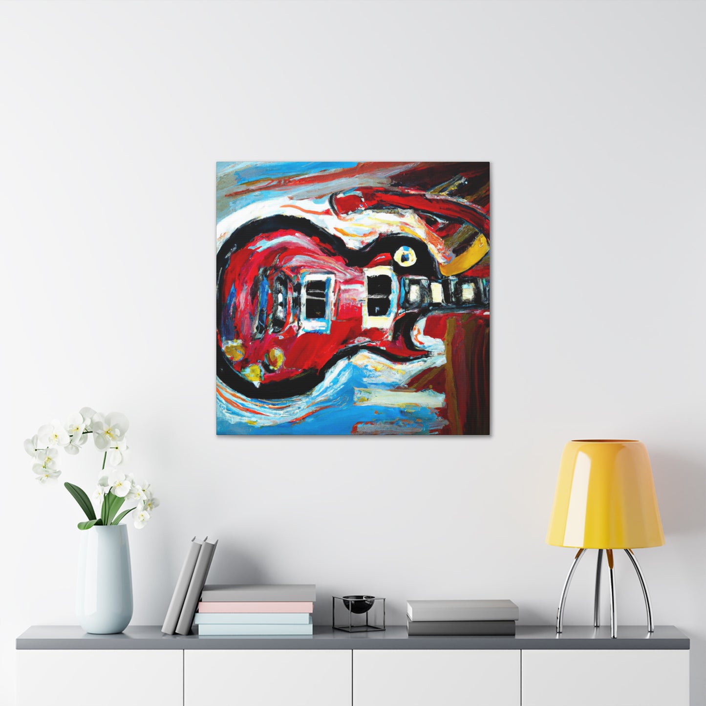 Gibson in Abstraction - Canvas