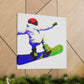 Snowboarding Thrill Ride - Canvas