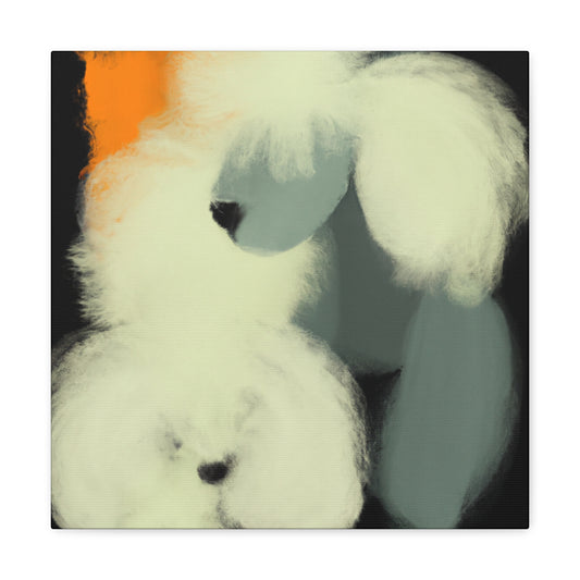 "Poodle in Abstraction" - Canvas