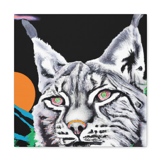 Lynx in Neon Pop - Canvas