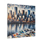 "Dotted Denver Dreamscape" - Canvas