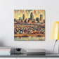 "Vibrant Hues of Omaha" - Canvas