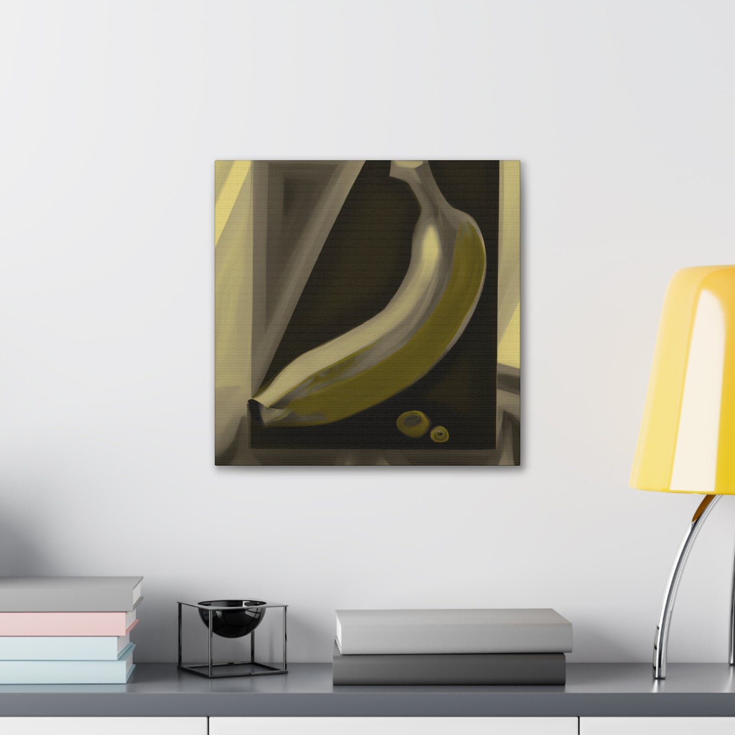 "Bananna Deco Delight" - Canvas