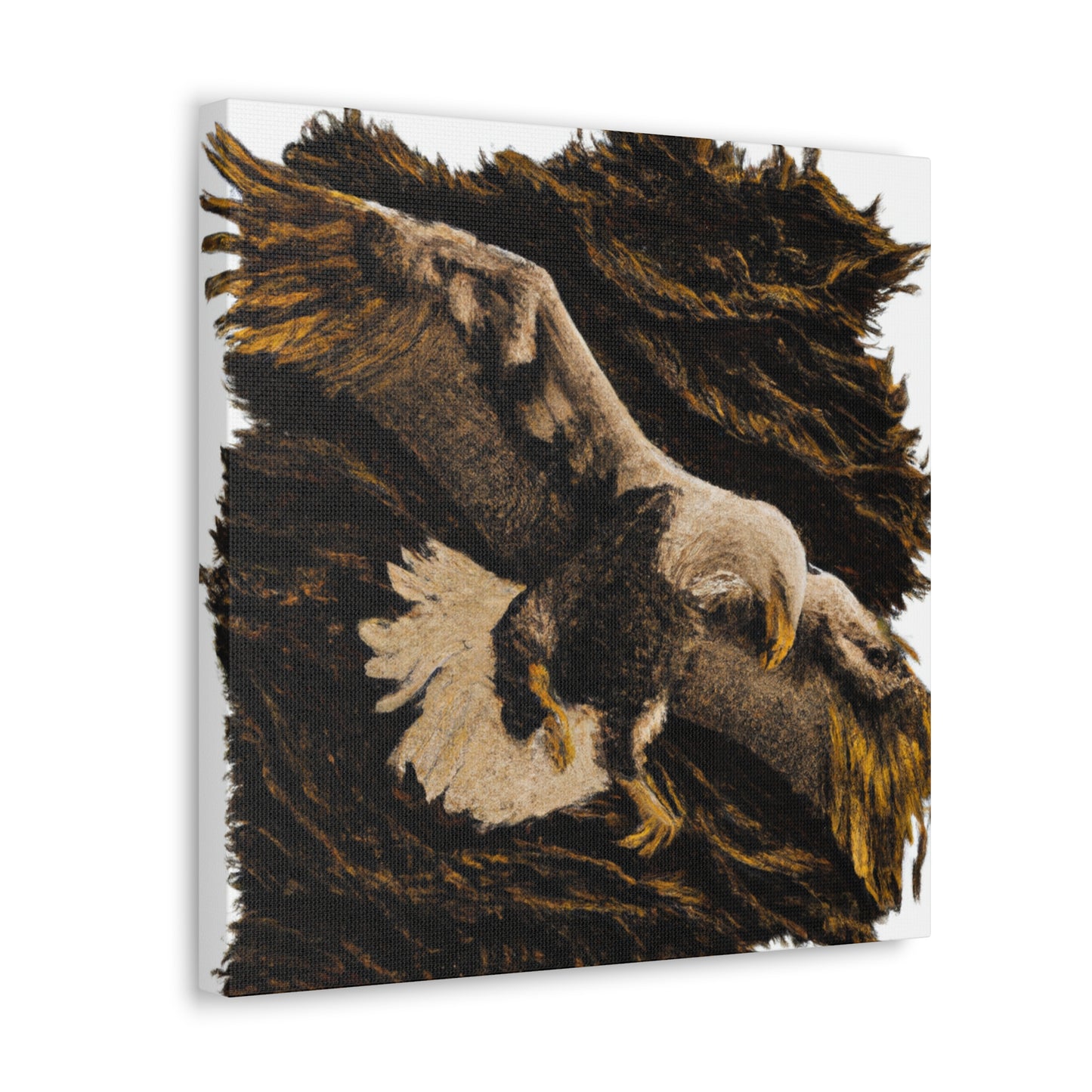 "Bald Eagle in Baroque" - Canvas