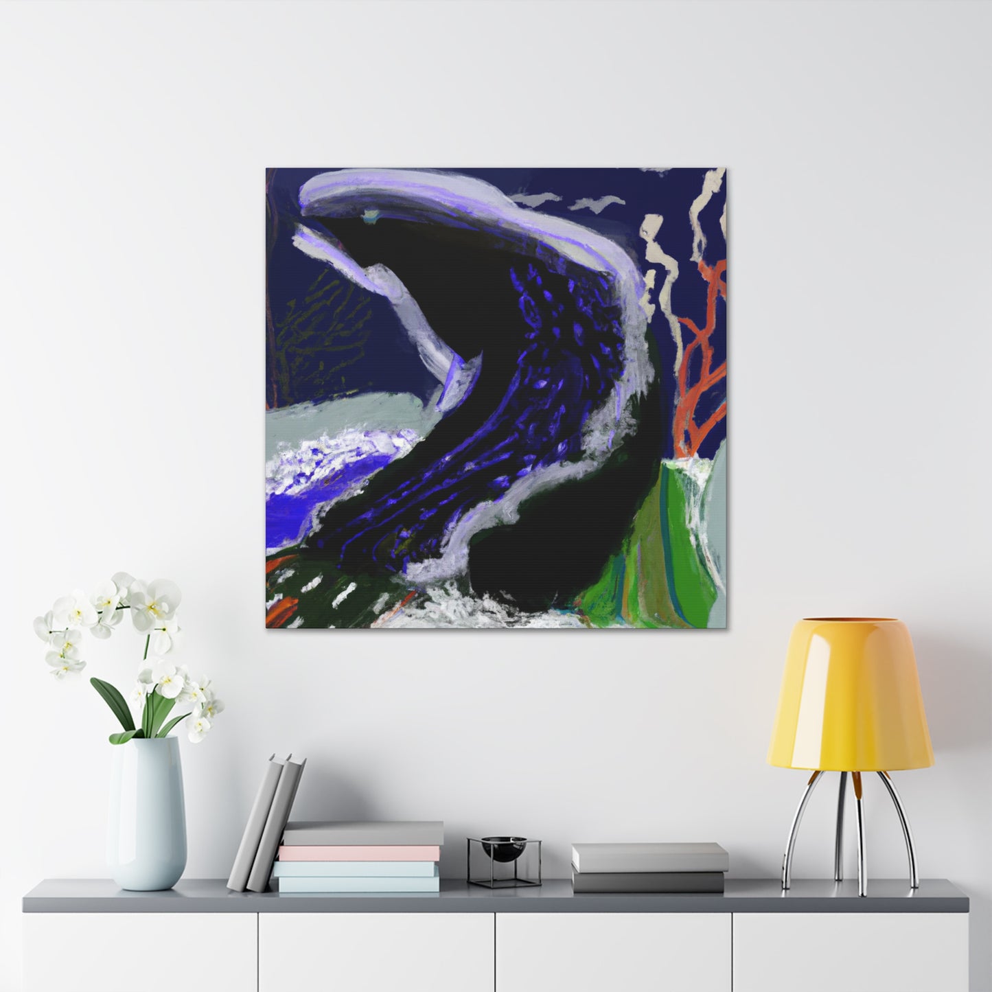 Eel in Expressionism - Canvas