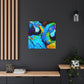 Colorful Macaw Wonders - Canvas