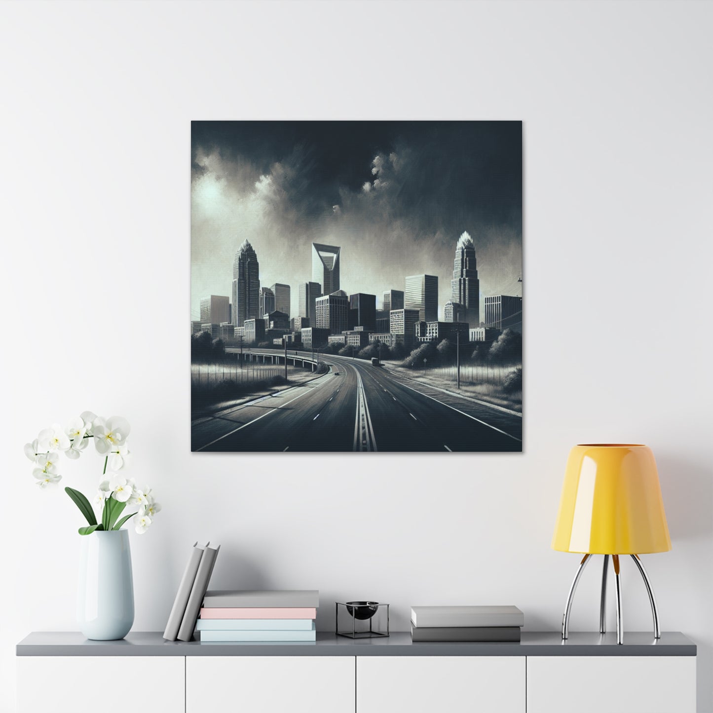 "Urban Symphony in Motion" - Canvas