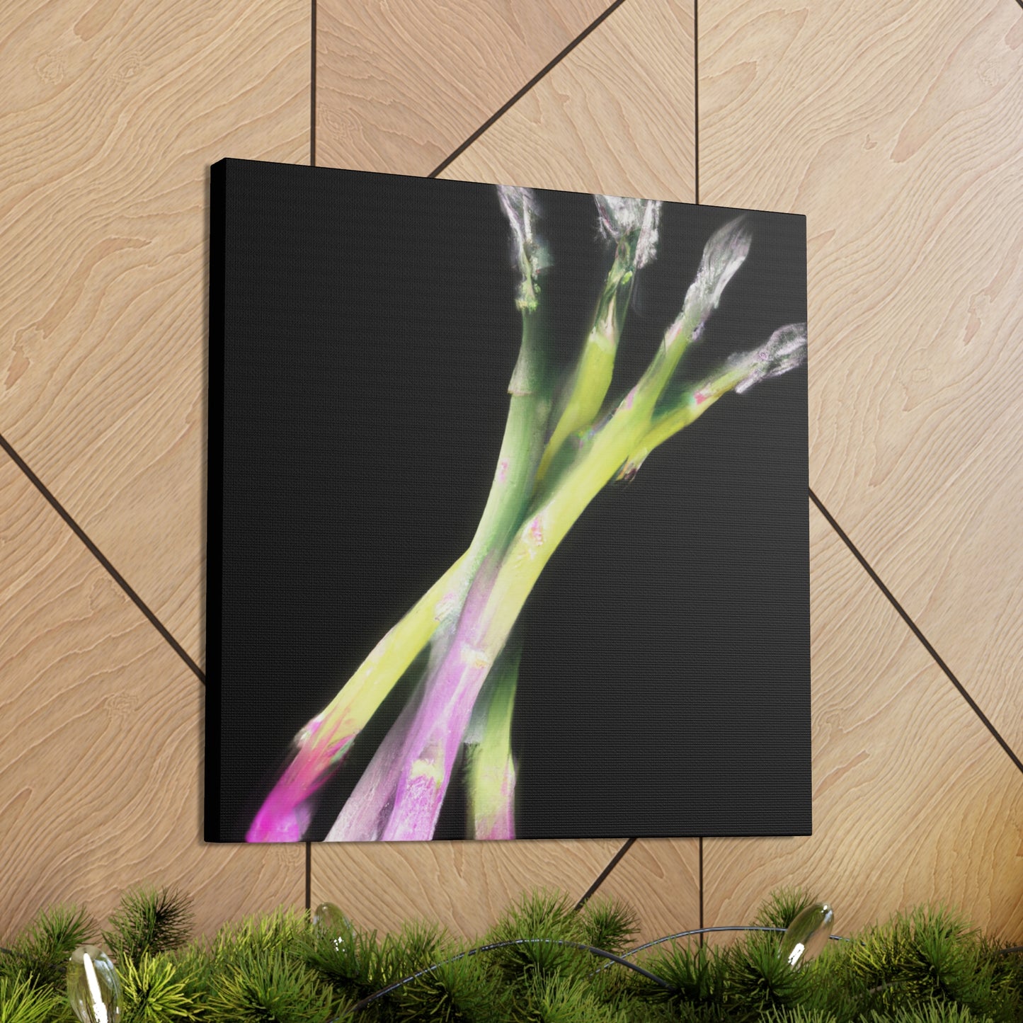 "Asparagus Remixed Renewed" - Canvas