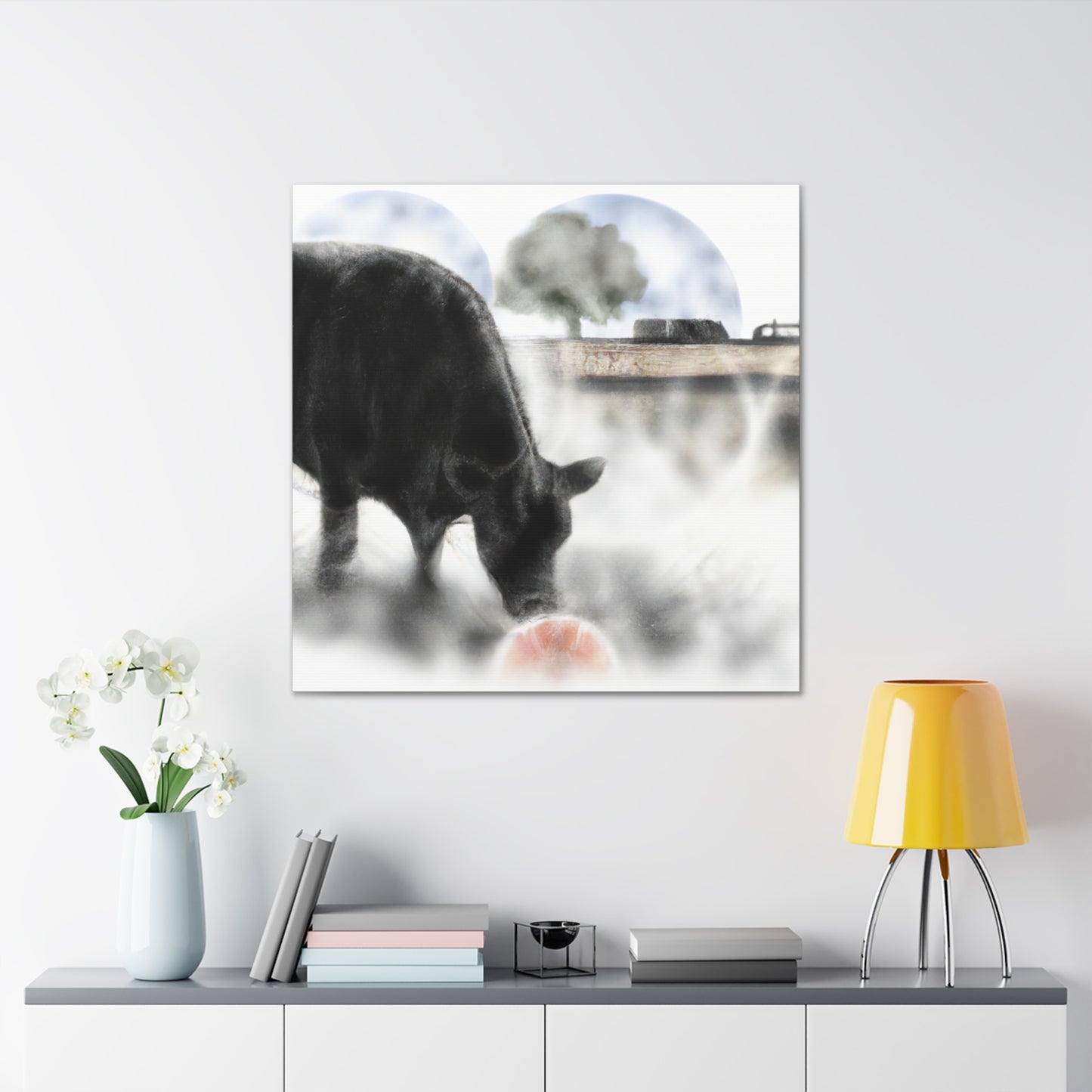 "Black Angus Truelife" - Canvas