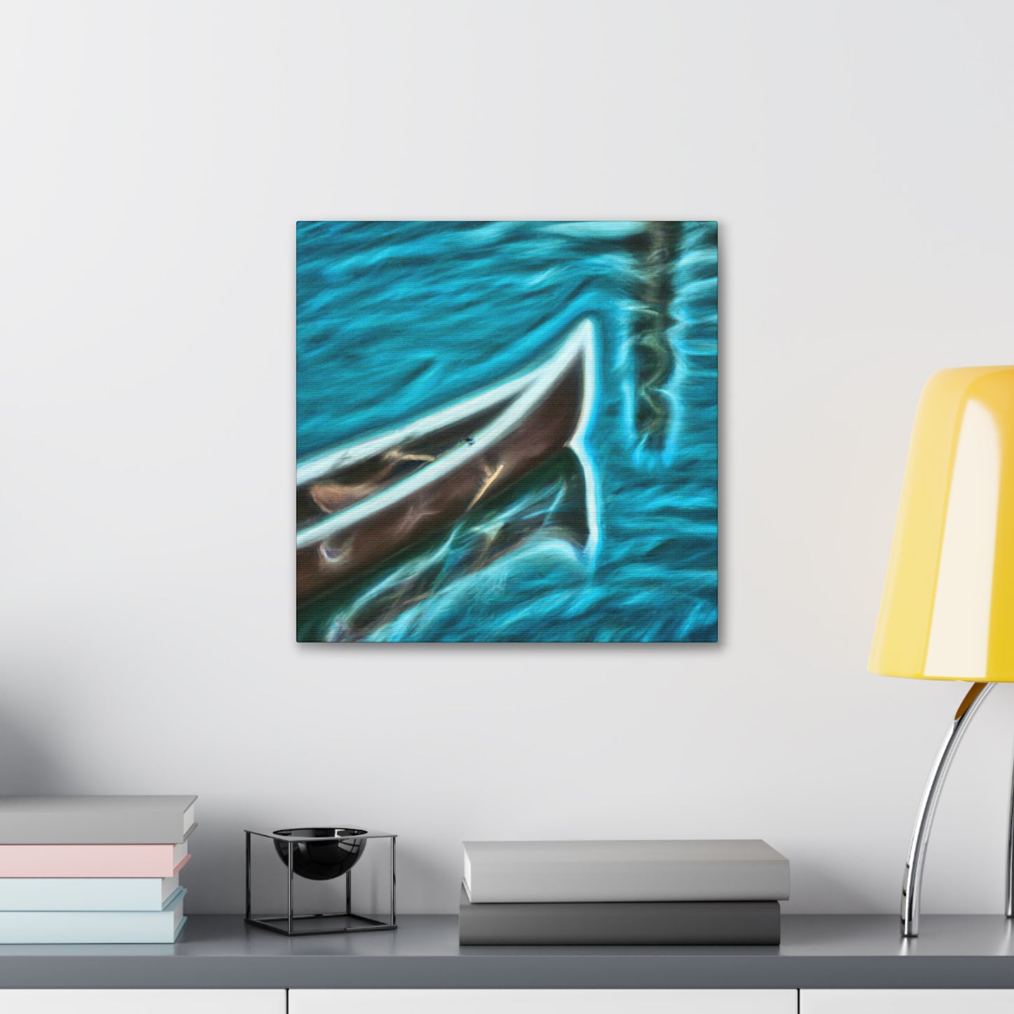 Paddling Through Paradise - Canvas