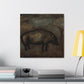 "Warthog in Turbulence" - Canvas