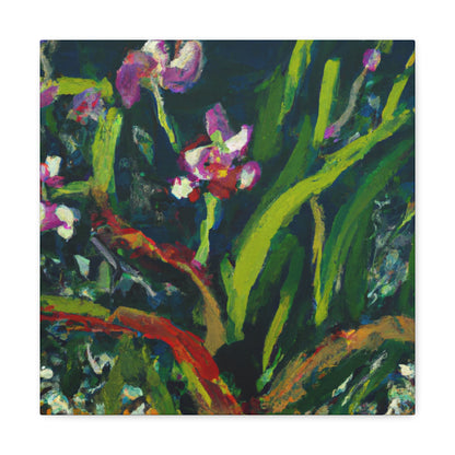 "Orchid in Moonlight Glow" - Canvas