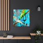 "Parakeets in Flight" - Canvas