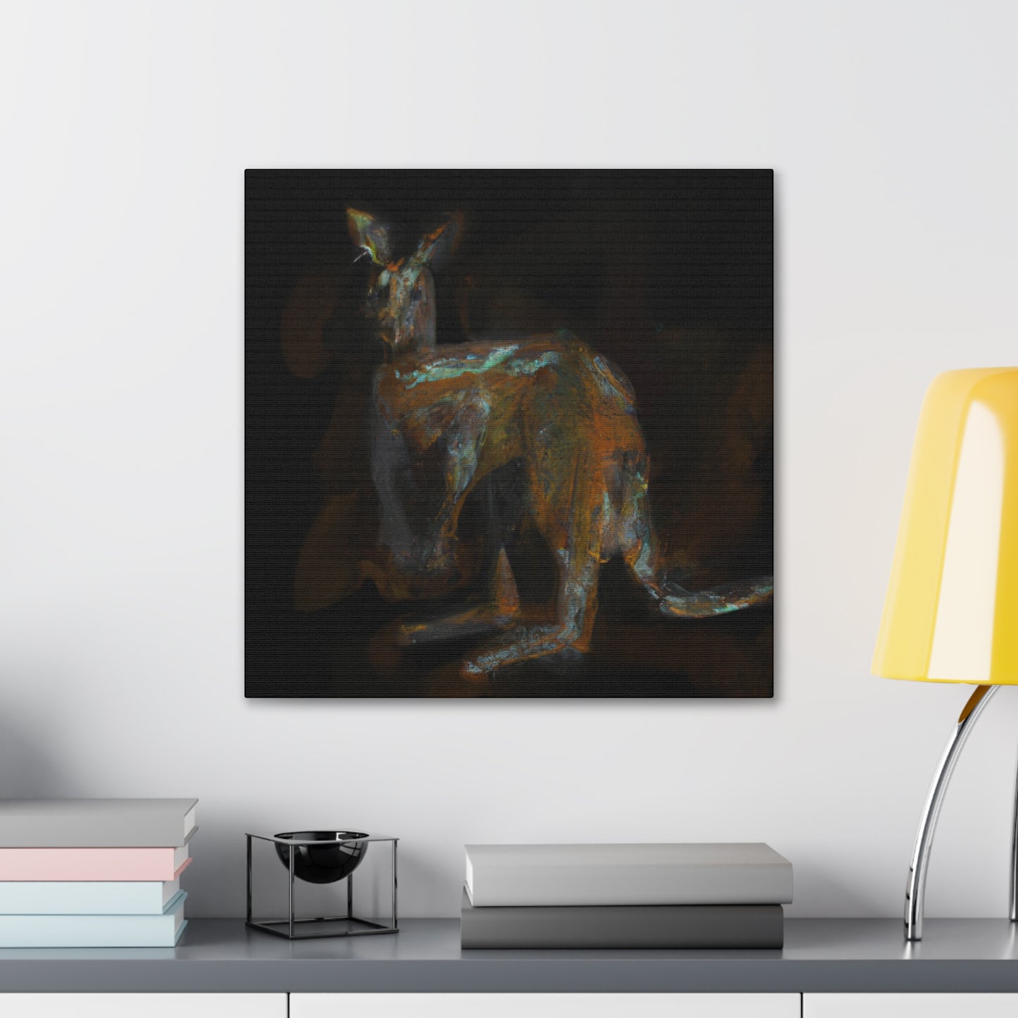 Kangaroo in Abstraction - Canvas