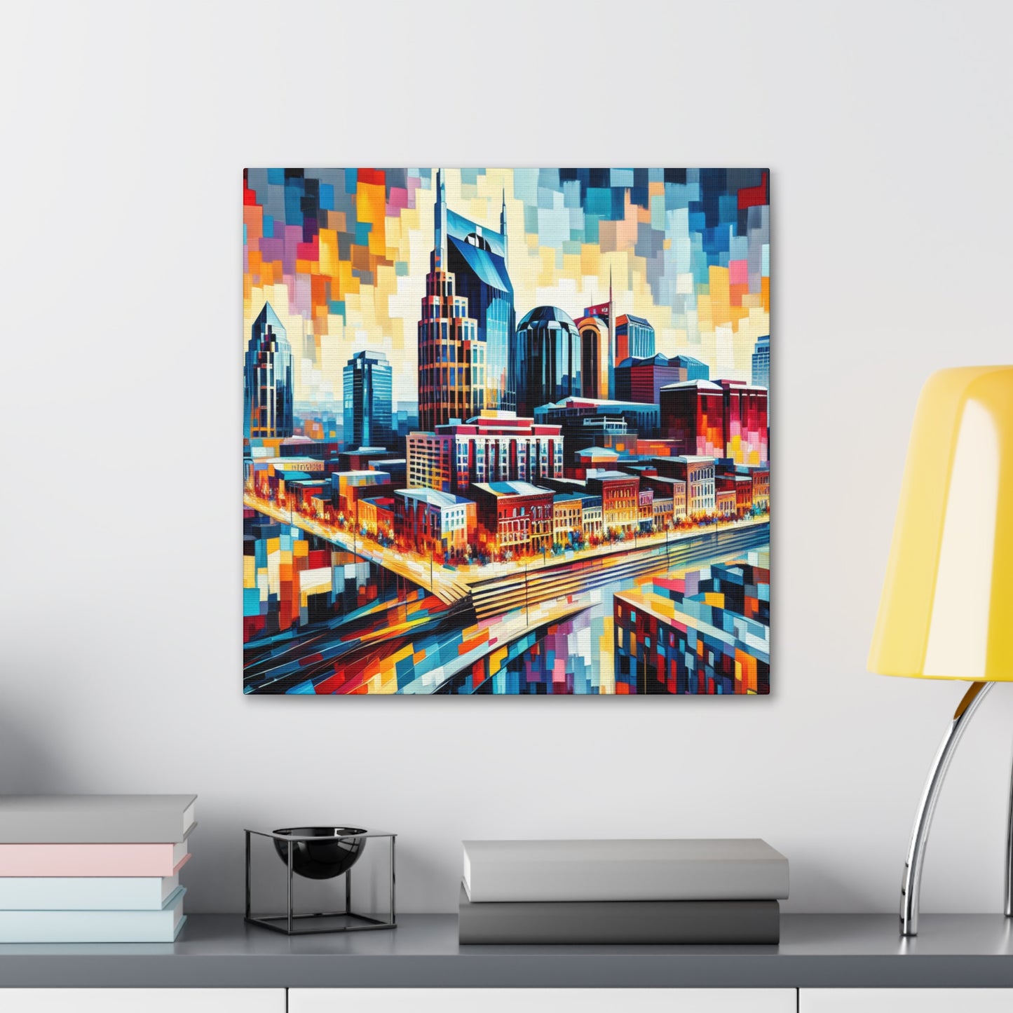 "Vibrant Nashville Melodies" - Canvas