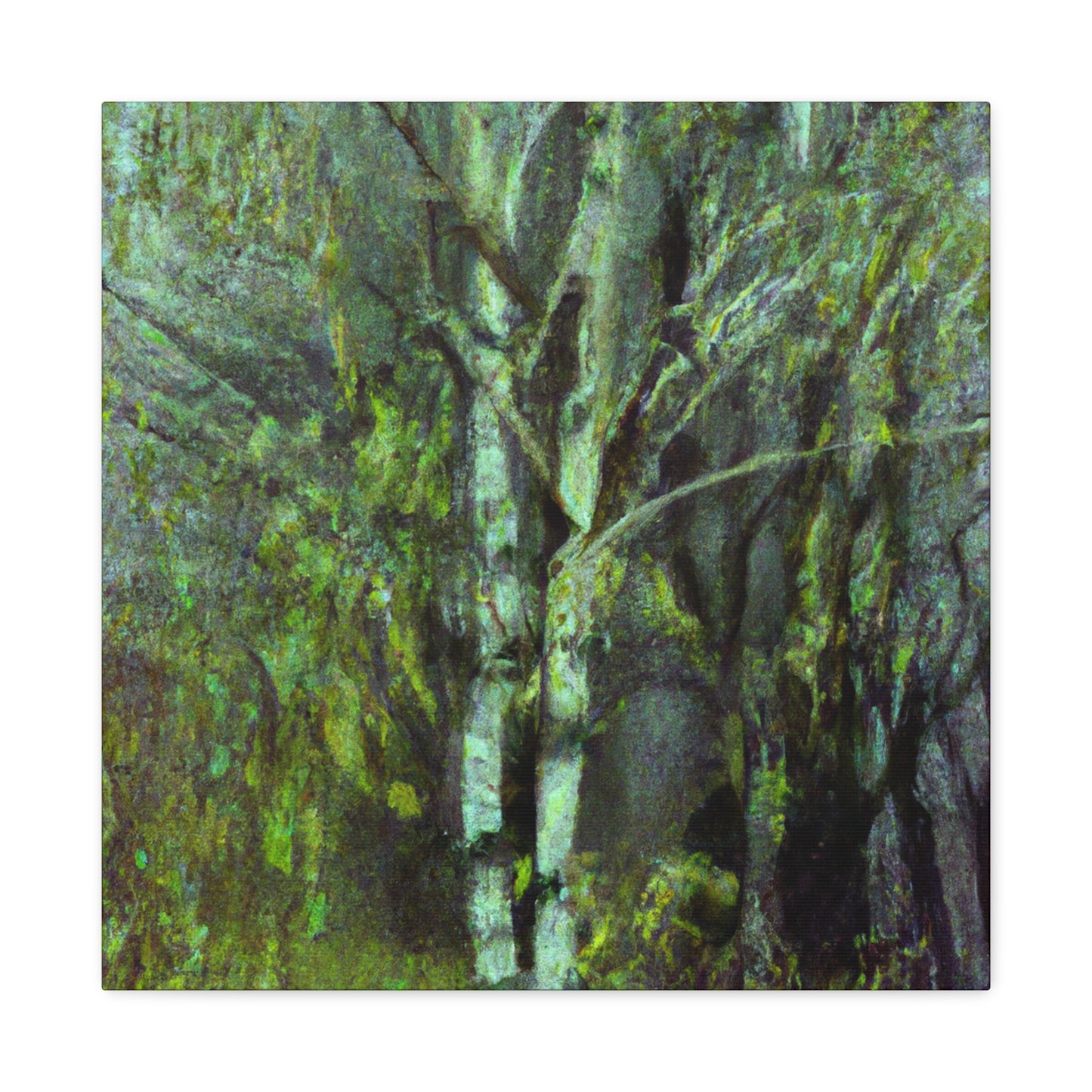 Birch Tree Impressionism - Canvas