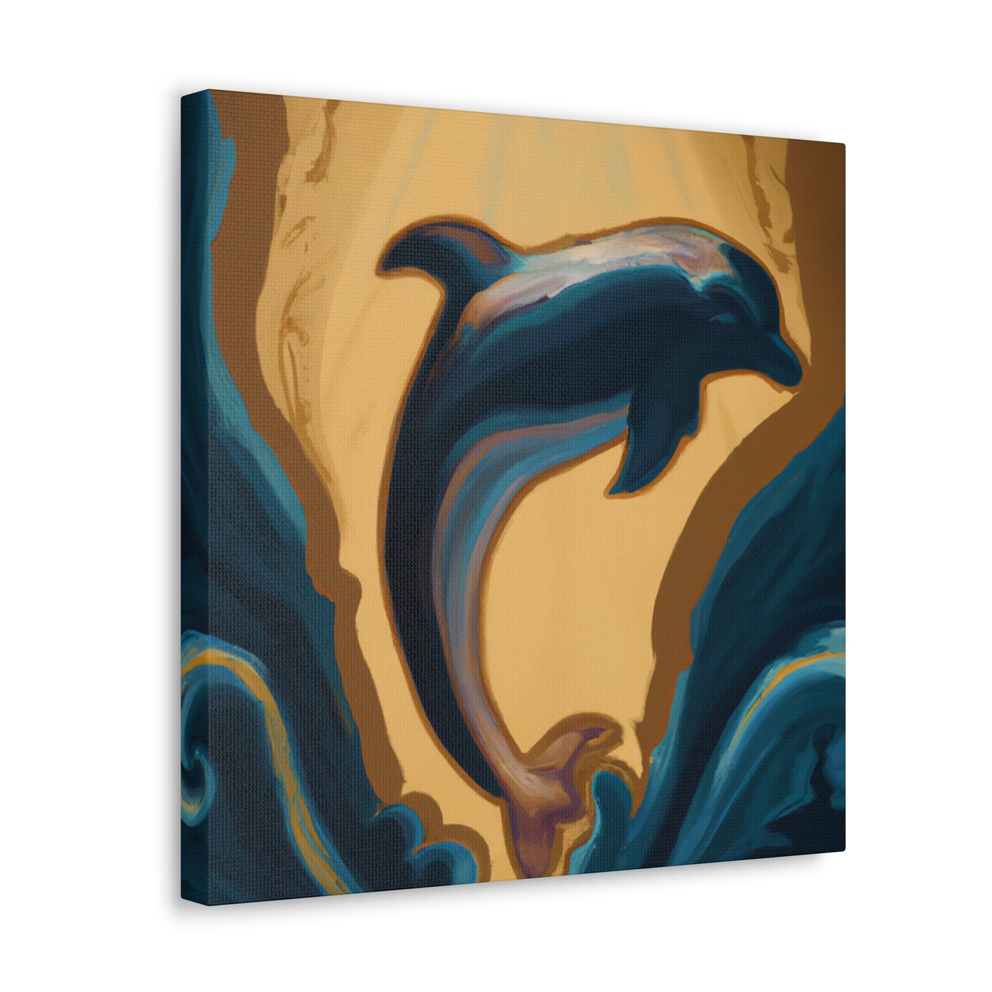 Dolphin's Grand Splendor - Canvas