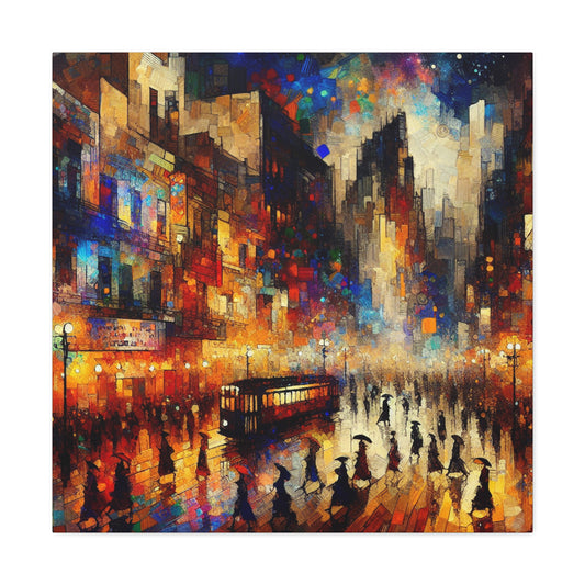 Vibrant City Stages - Canvas