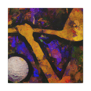 Golfing in Abstraction - Canvas