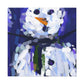 Snowman in Winterland - Canvas