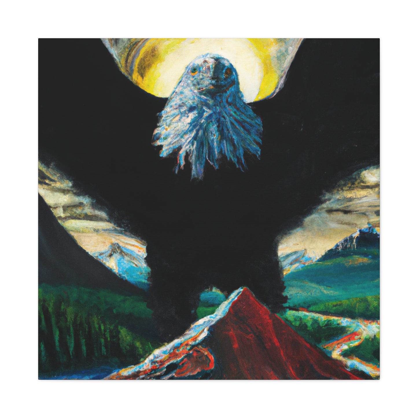 "The Majestic Bald Eagle" - Canvas