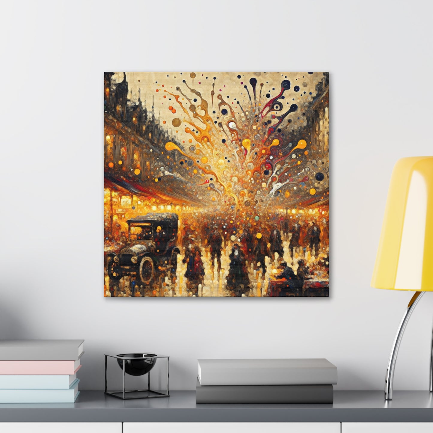 "Mystical Twilight Bazaar" - Canvas