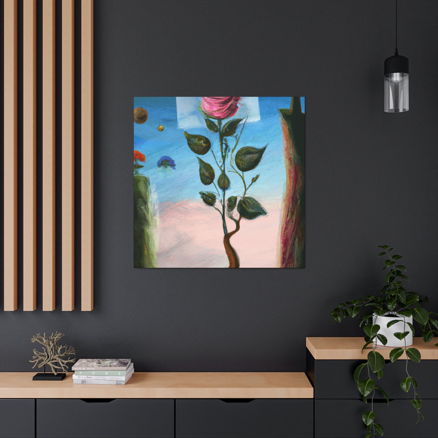 Rose of Abstract Dreams - Canvas