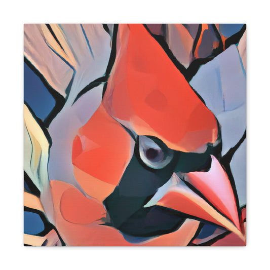 "Northern Cardinal Splendor" - Canvas