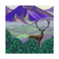 Deer in the Mist - Canvas