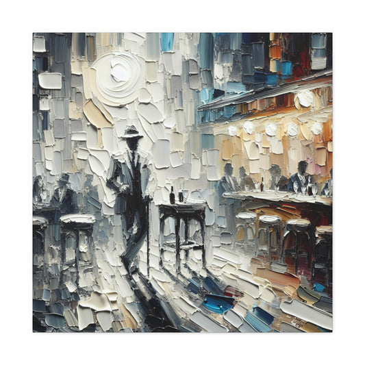 "Hidden Revelry: Prohibition's Echo" - Canvas