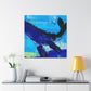 "Whale in Expressionism" - Canvas