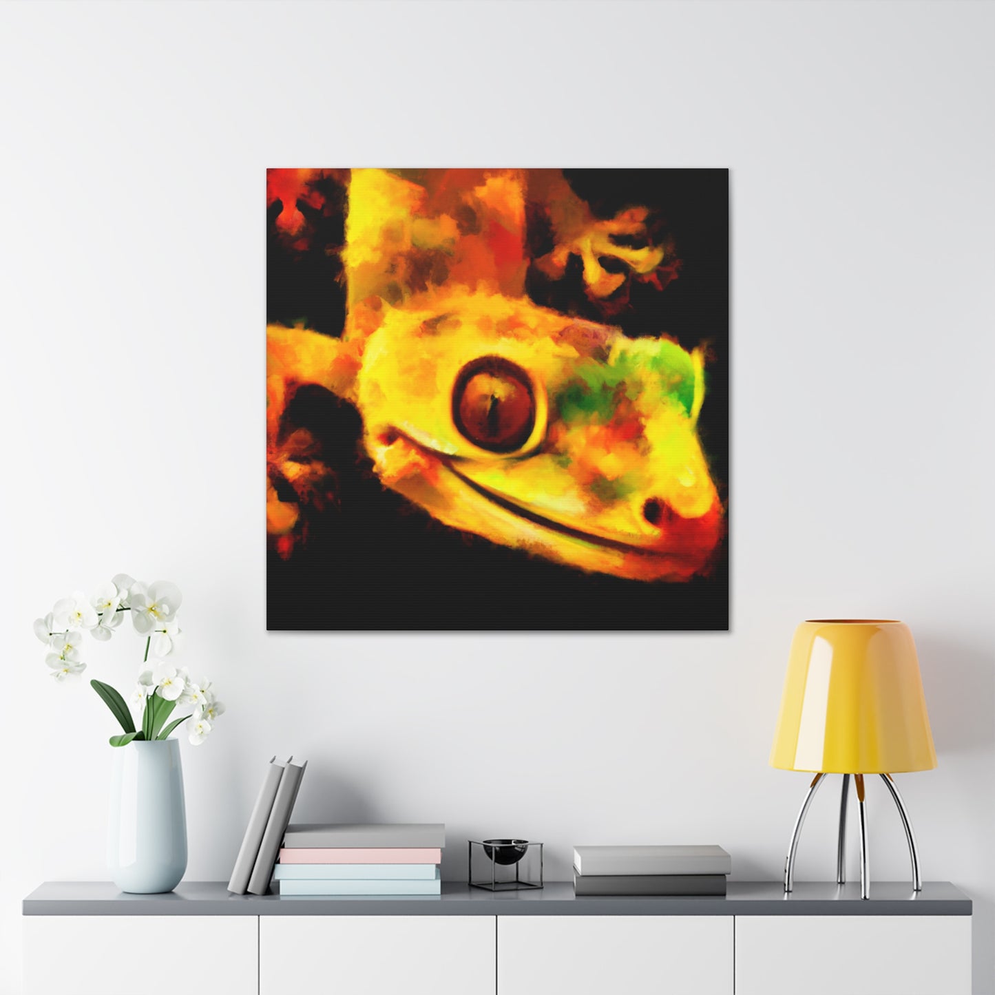 Gecko Enchantment Harmony - Canvas