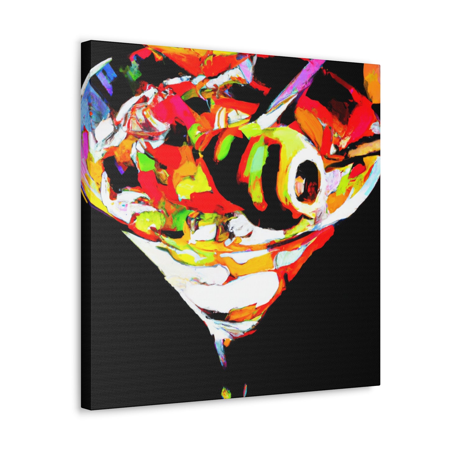 "Martini in Fauvism Hues" - Canvas