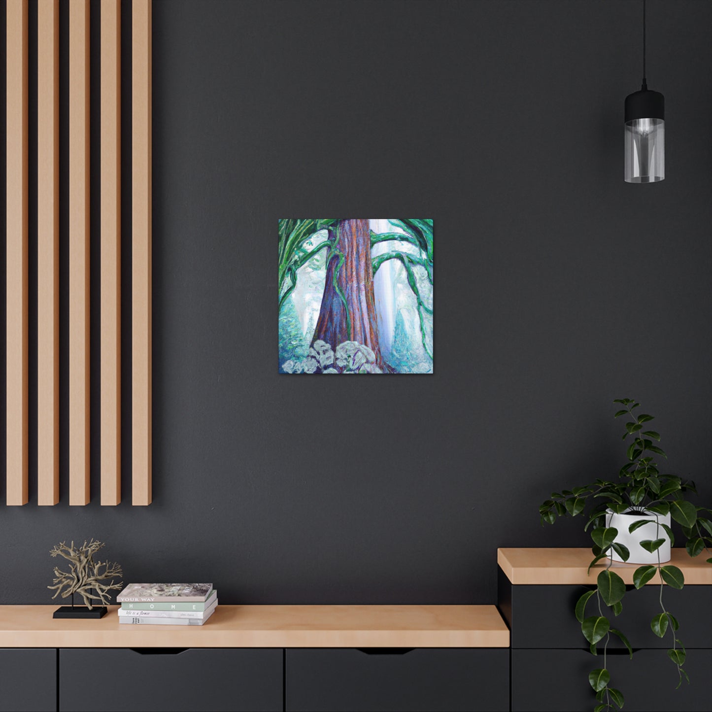 "Majestic Sequoia Trees" - Canvas