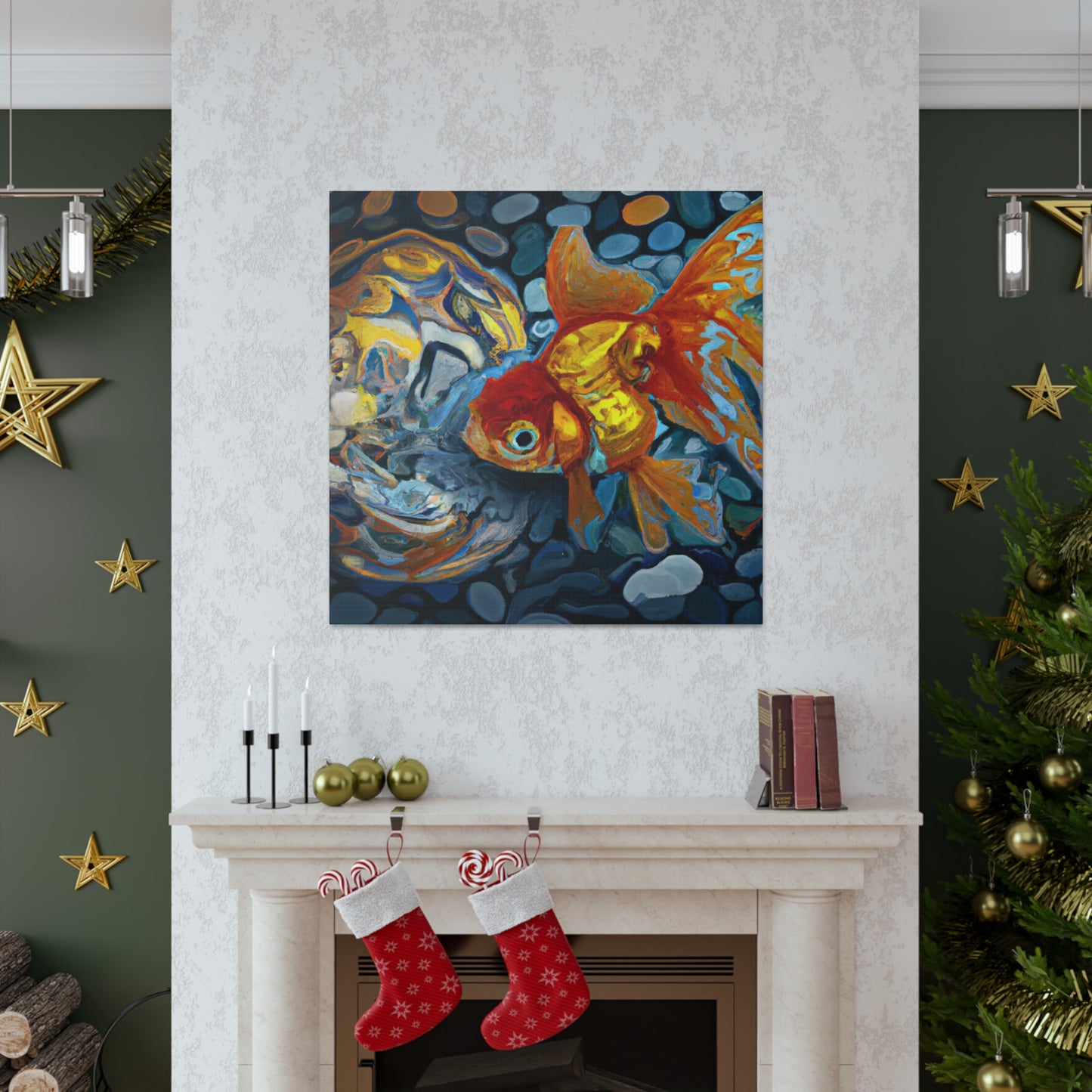 Goldfish in Dreamscape - Canvas