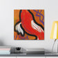 Goldfish in Abstraction - Canvas