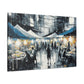 Illuminated Urban Tranquility - Canvas