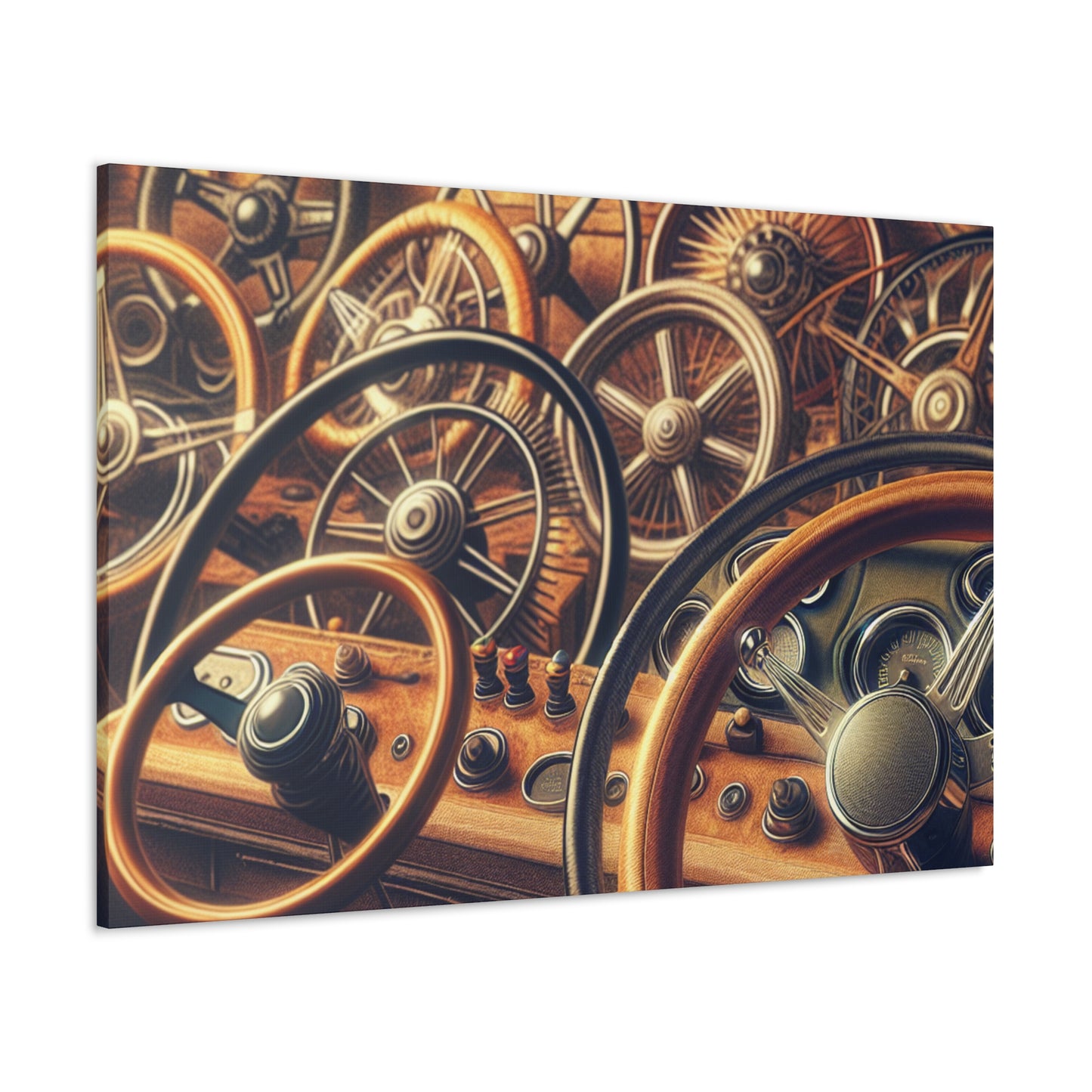 "Wheel Symphony Unveiled" - Canvas